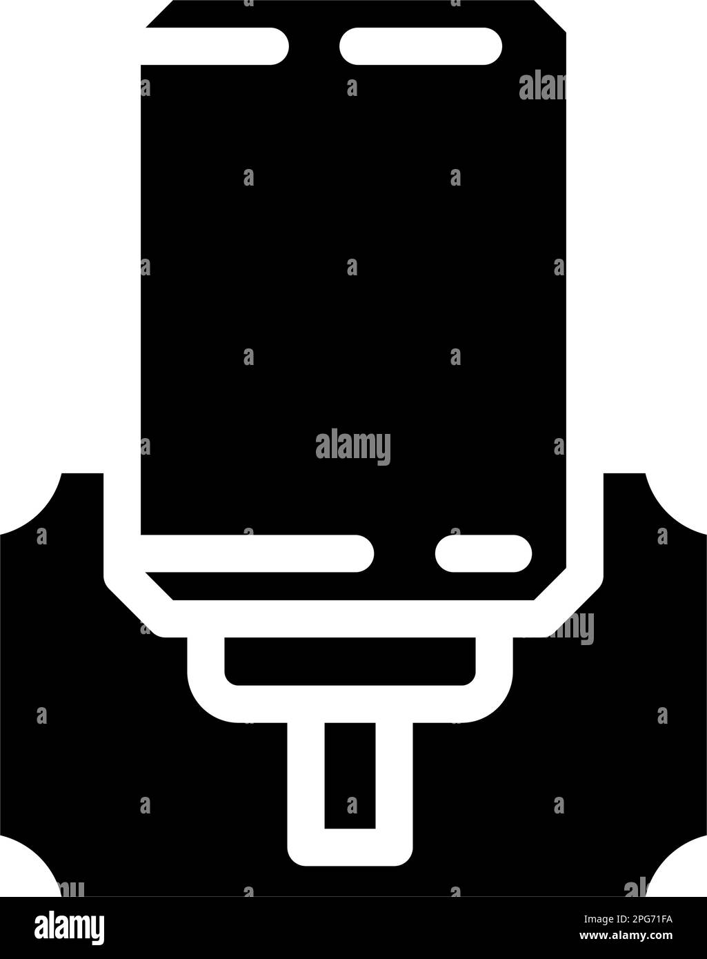 wall light bathroom interior glyph icon vector illustration Stock ...