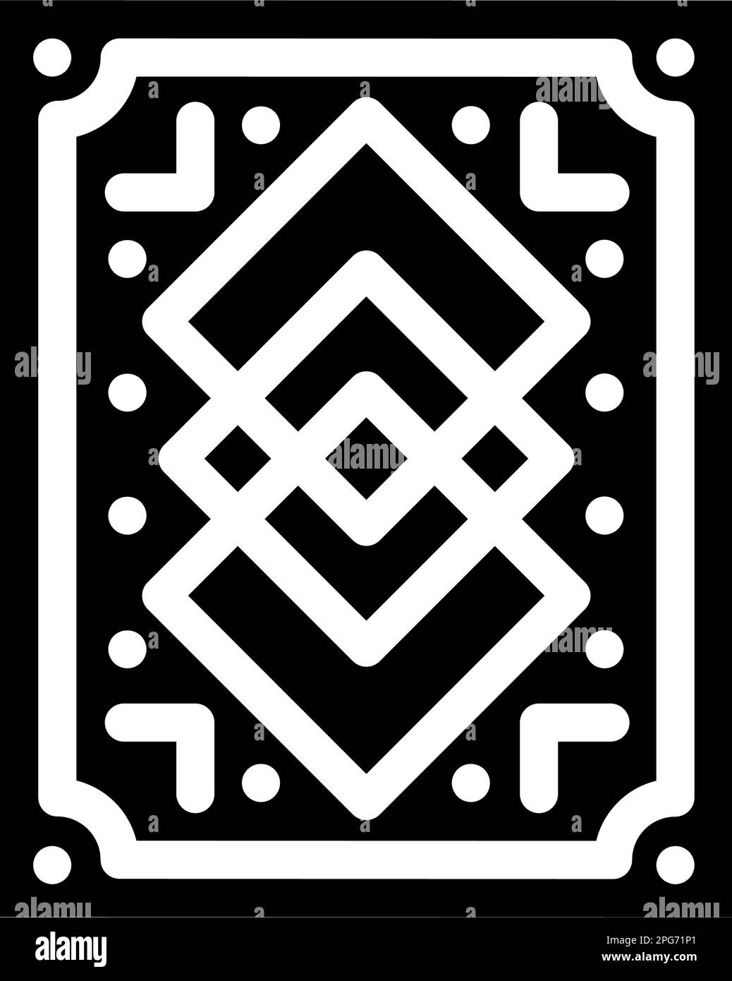 rug bedroom interior glyph icon vector illustration Stock Vector Image ...