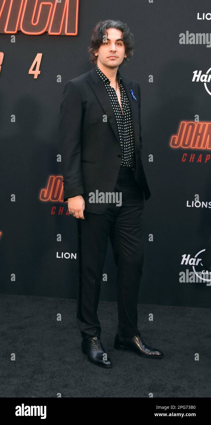 Hollywood, California, USA 20th March 2023 Nick Simmons attends the Los Angeles Premiere of