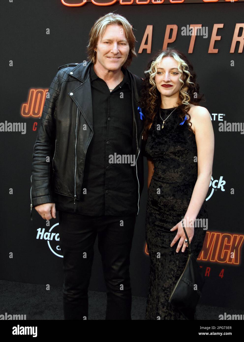 Hollywood, California, USA 20th March 2023 Musician Tyler Bates and musical  artist Lola Colette attend the Los Angeles Premiere of Liongate's 'John Wick:  Chapter 4" at TCL Chinese Theatre on March 20,