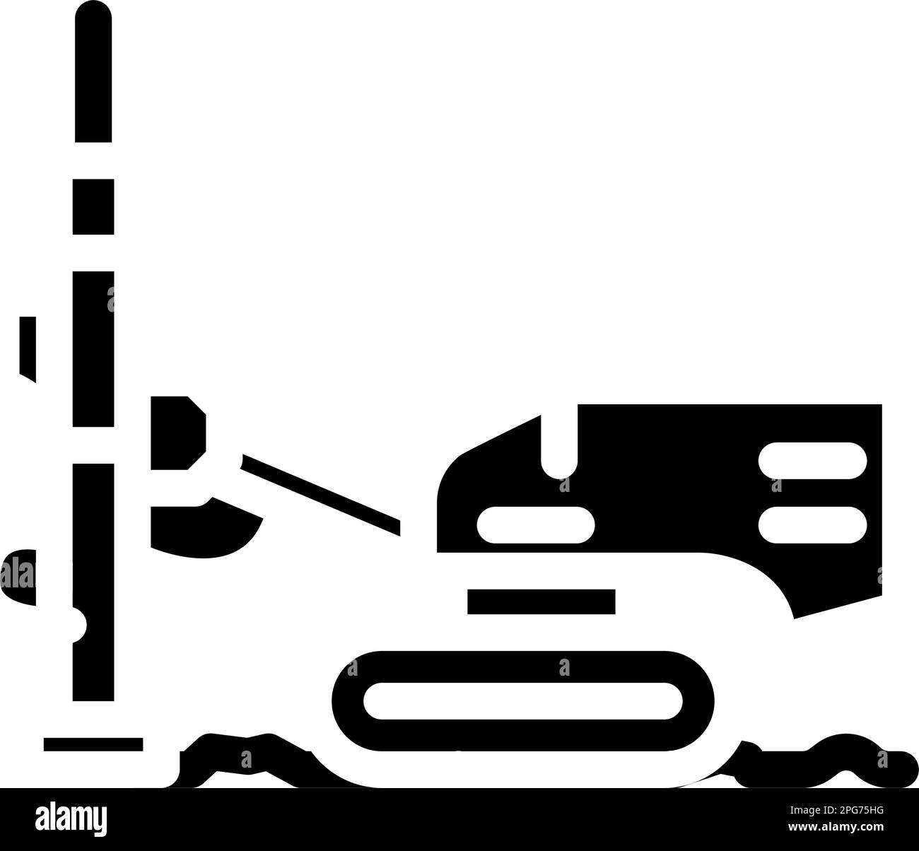 Copper production illustration Black and White Stock Photos & Images ...