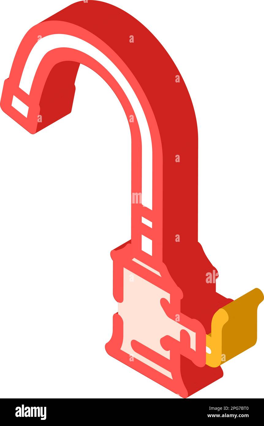 faucet copper metal isometric icon vector illustration Stock Vector ...
