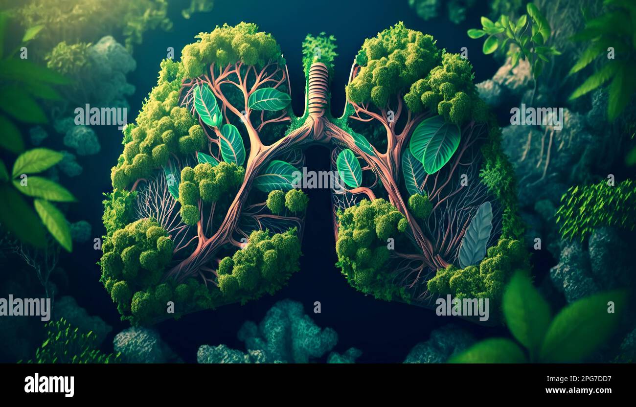 The forest is the lungs of the planet hi-res stock photography and ...