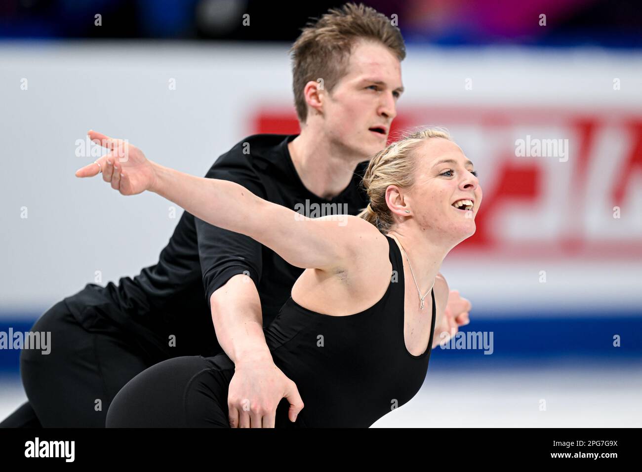 Lydia SMART & Harry MATTICK (GBR), during Pairs Practice, at the ISU