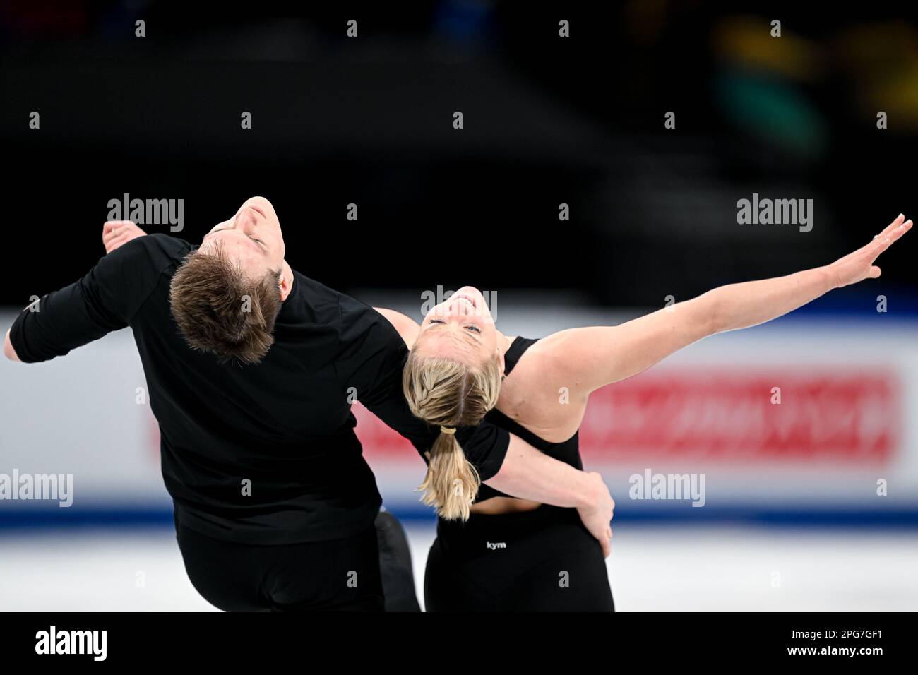 Lydia SMART & Harry MATTICK (GBR), during Pairs Practice, at the ISU