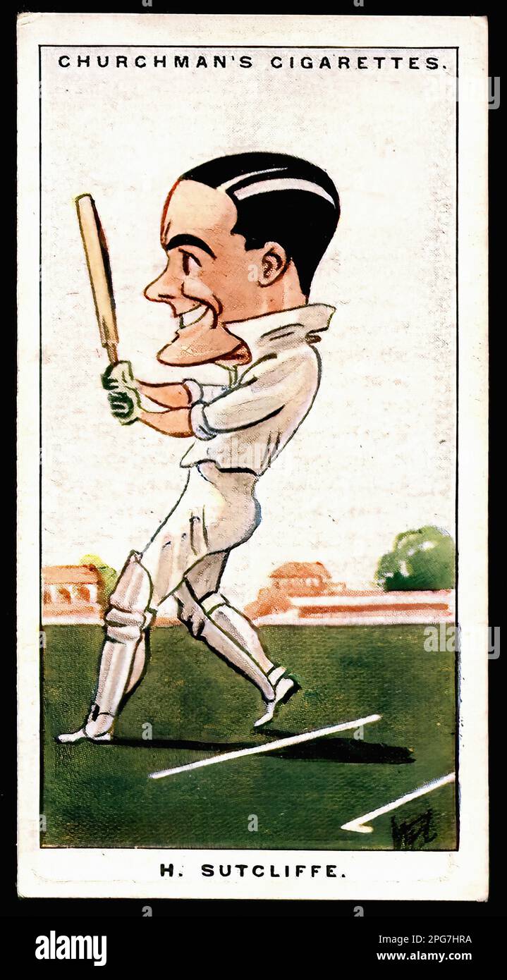 Cricket Herbert Sutcliffe Banque D'image Et Photos - Alamy