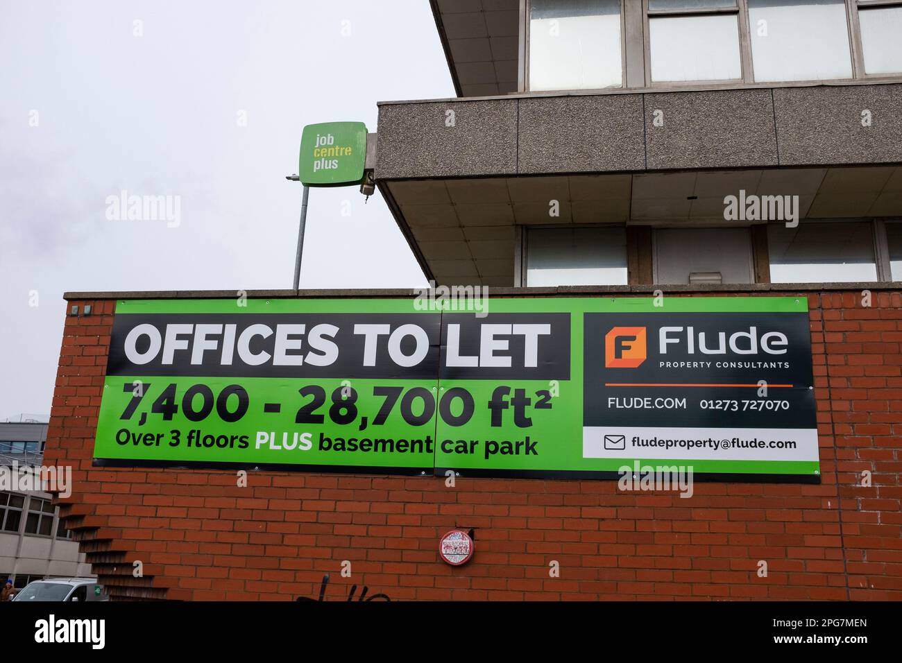 Offices to Let in the Job Centre building along Eastern Road Brighton