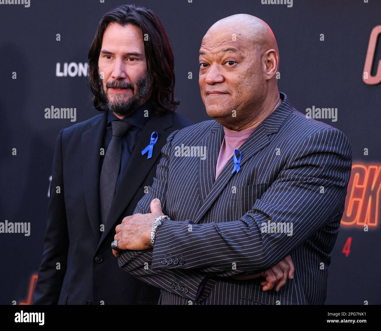 John Wick - Summit Entertainment, a Lionsgate Company, Los Angeles Premiere  of John Wick Chapter 2 Director/Executive Producer Chad Stahelski,  Laurence Fishburne, Ruby Rose and Keanu Reeves seen at Summit  Entertainment, a