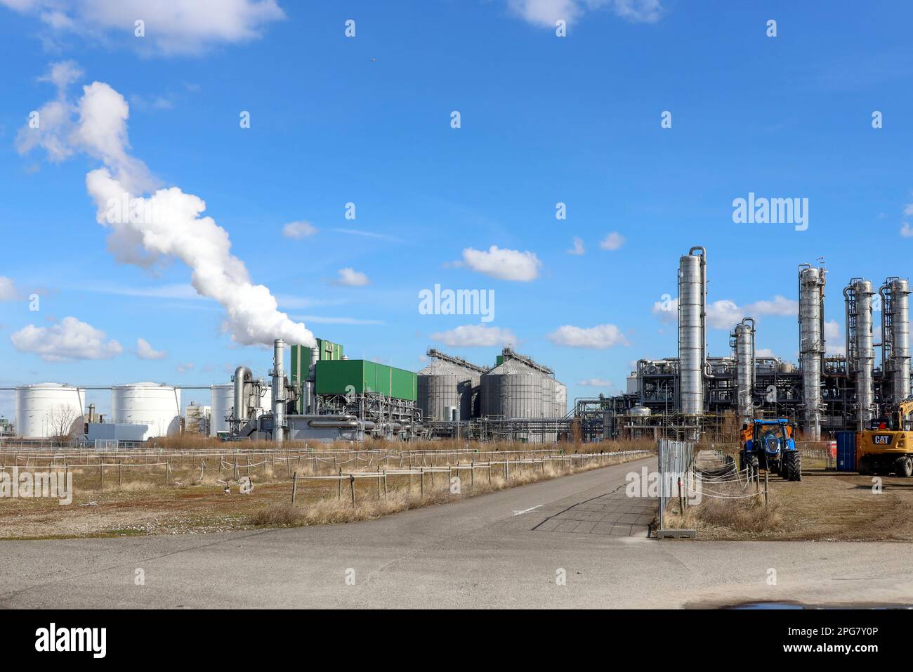 Gunvor Refinery In The Europoort Harbor For Bio Fuel In The Port Of ...