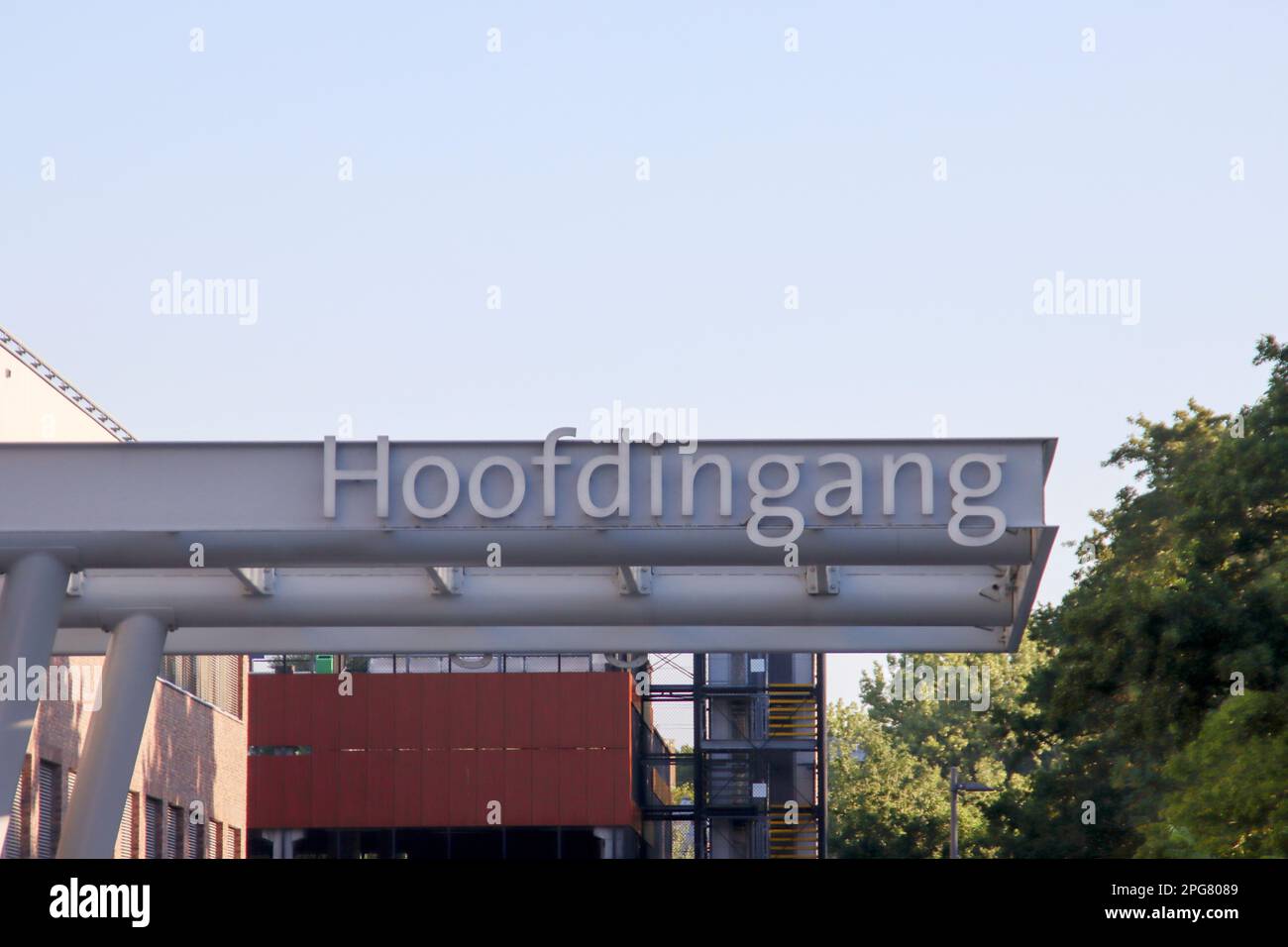 Entry of the Groene Hart Ziekenhuis hospital in Gouda the Netherlands Stock Photo Alamy