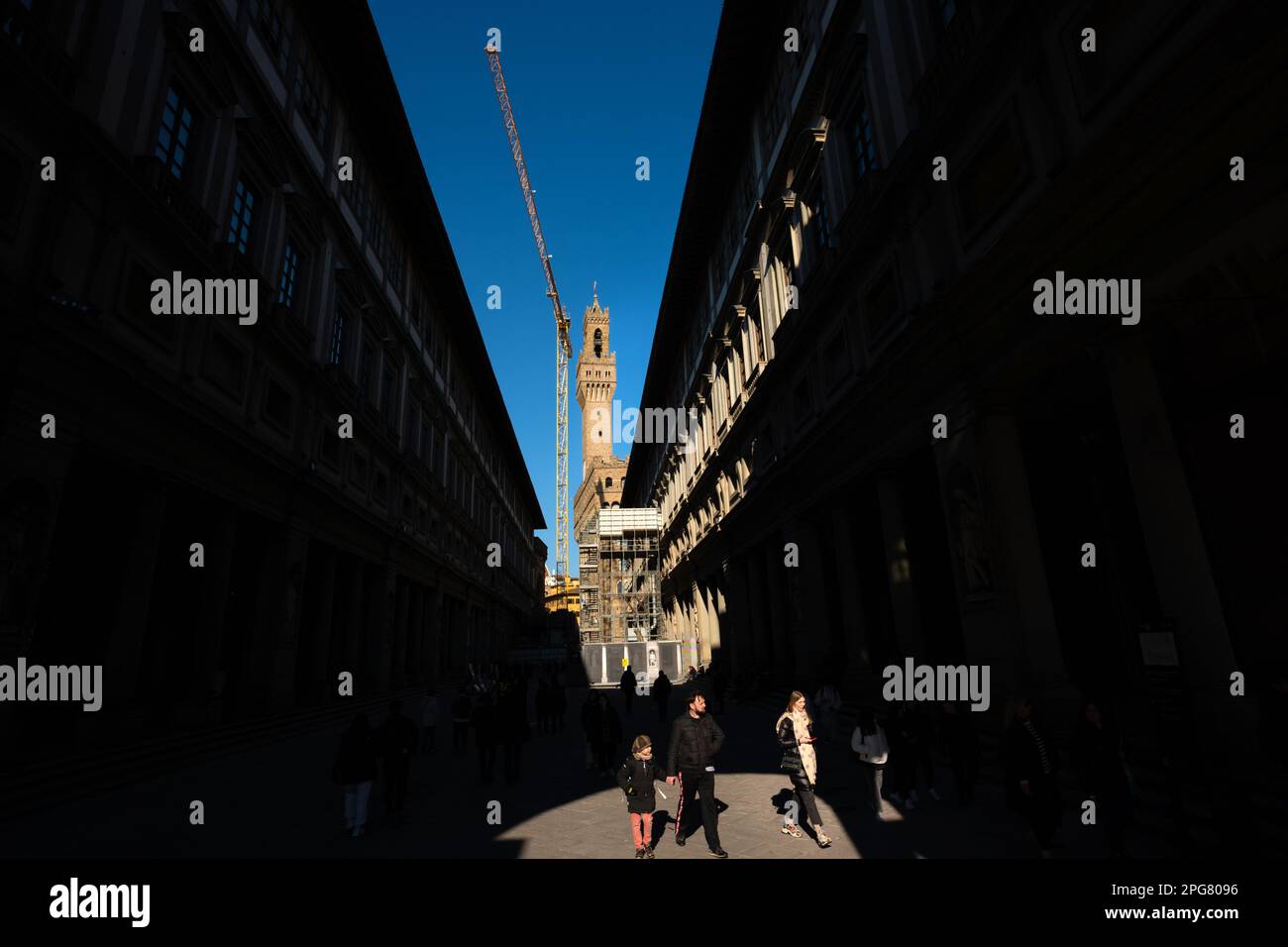 The famous Uffizi art gallery in Florence, Italy Stock Photo Alamy