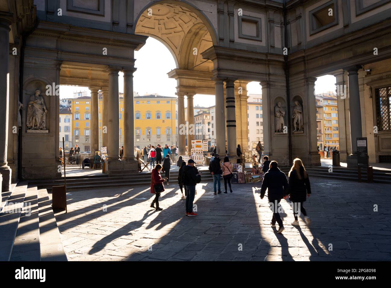 The famous Uffizi art gallery in Florence, Italy Stock Photo - Alamy