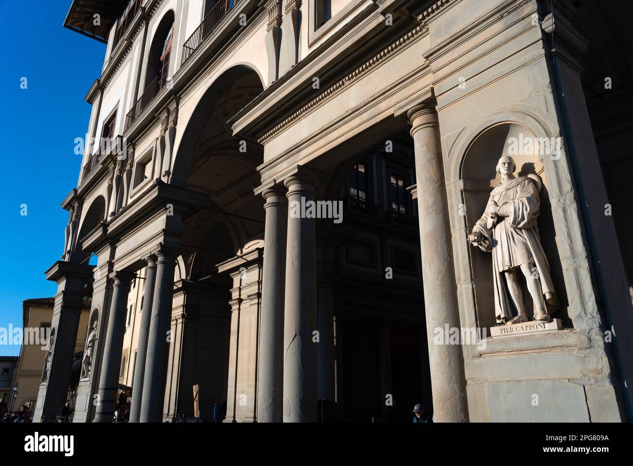 The famous Uffizi art gallery in Florence, Italy Stock Photo Alamy