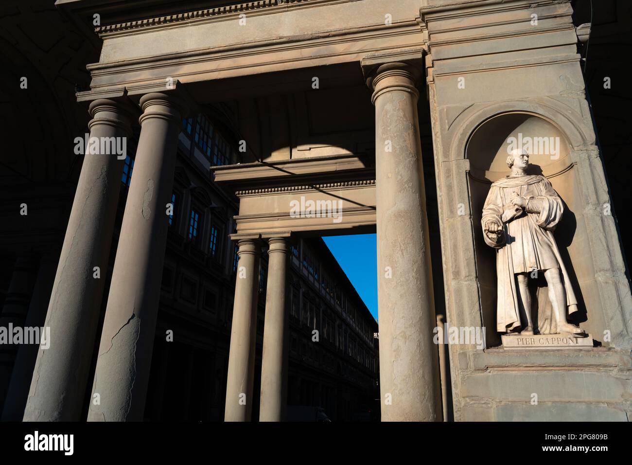 The famous Uffizi art gallery in Florence, Italy Stock Photo Alamy