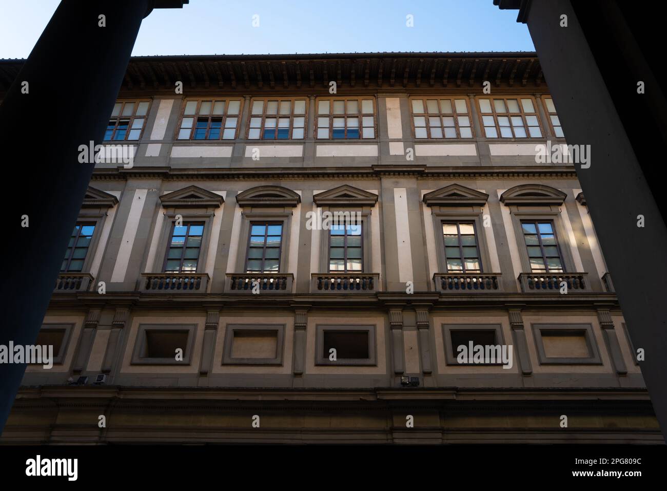 The famous Uffizi art gallery in Florence, Italy Stock Photo Alamy