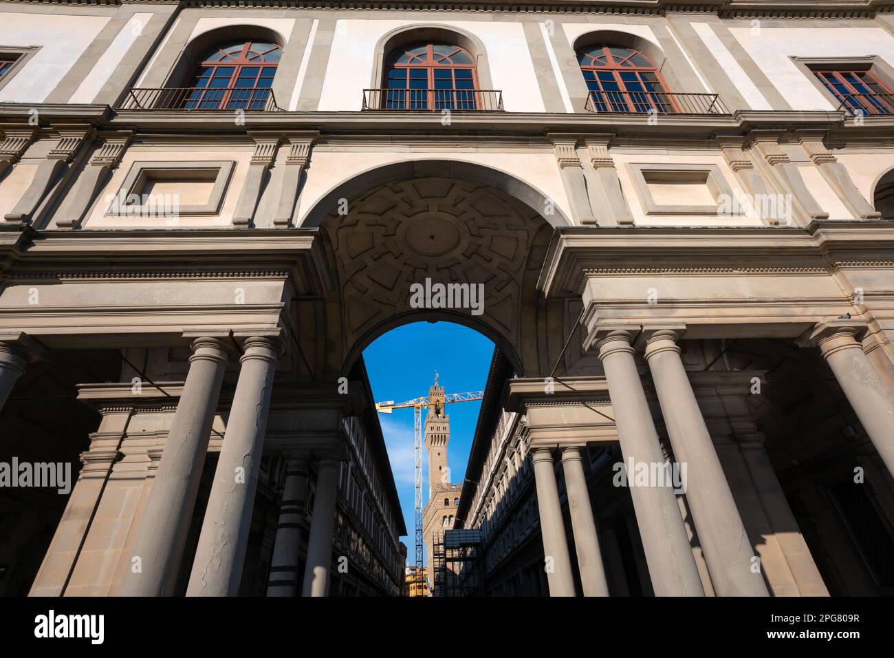 The famous Uffizi art gallery in Florence, Italy Stock Photo Alamy