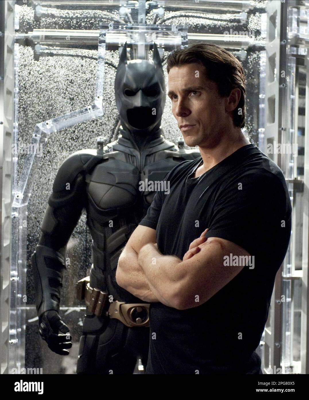 The Dark Knight Rises Christian Bale Stock Photo Alamy
