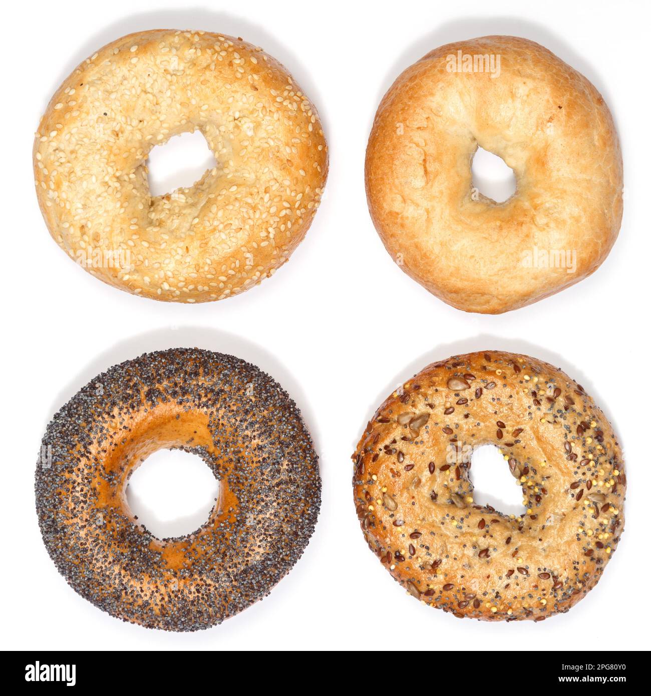 Stuttgart, Germany March 18, 2023 Different Bagels Roll Sandwich For