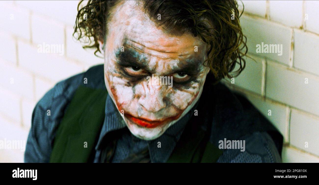 The Dark Knight  Batman  The Joker Stock Photo