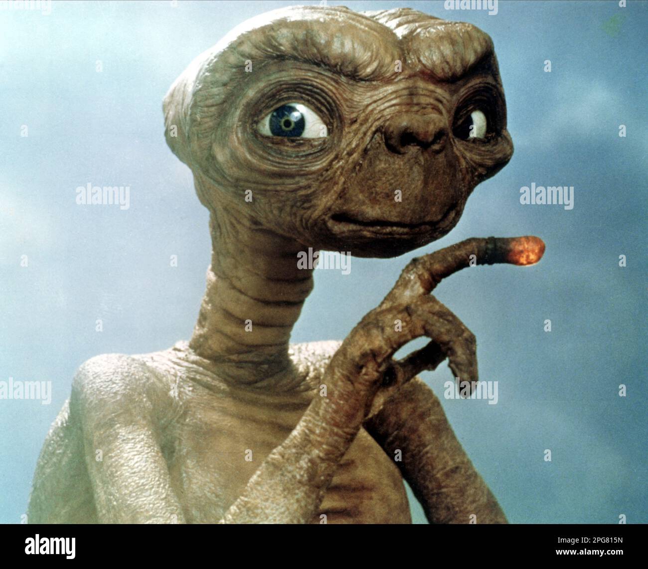 E.T. The Extra-Terrestrial 1982.  The Alien Stock Photo