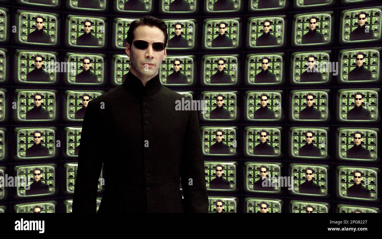 The Matrix Reloaded  Keanu Reeves    Director - Lana Wachowski, Lilly Wachowski  May 2003  FP The Matrix Reloaded 02   FlixPix/Warner Bros.  For editorial use only.  Copyright of Warner Bros. and/or the Photographer assigned by the Movie or Production Company.  A Mandatory Credit To the movie company is required.  Strictly for use for the promotion of the above film unless written authority gained via the movie company is obtained by the end-user.  FlixPix is NOT the copyright owner & acts solely as a service of supply to recognised media outlets. Stock Photo