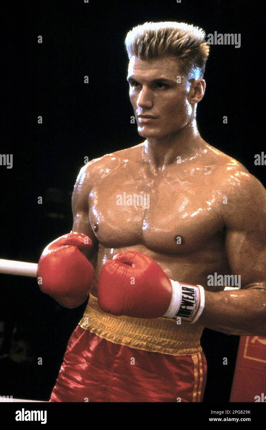 Rocky IV  Dolph Lundgren Stock Photo