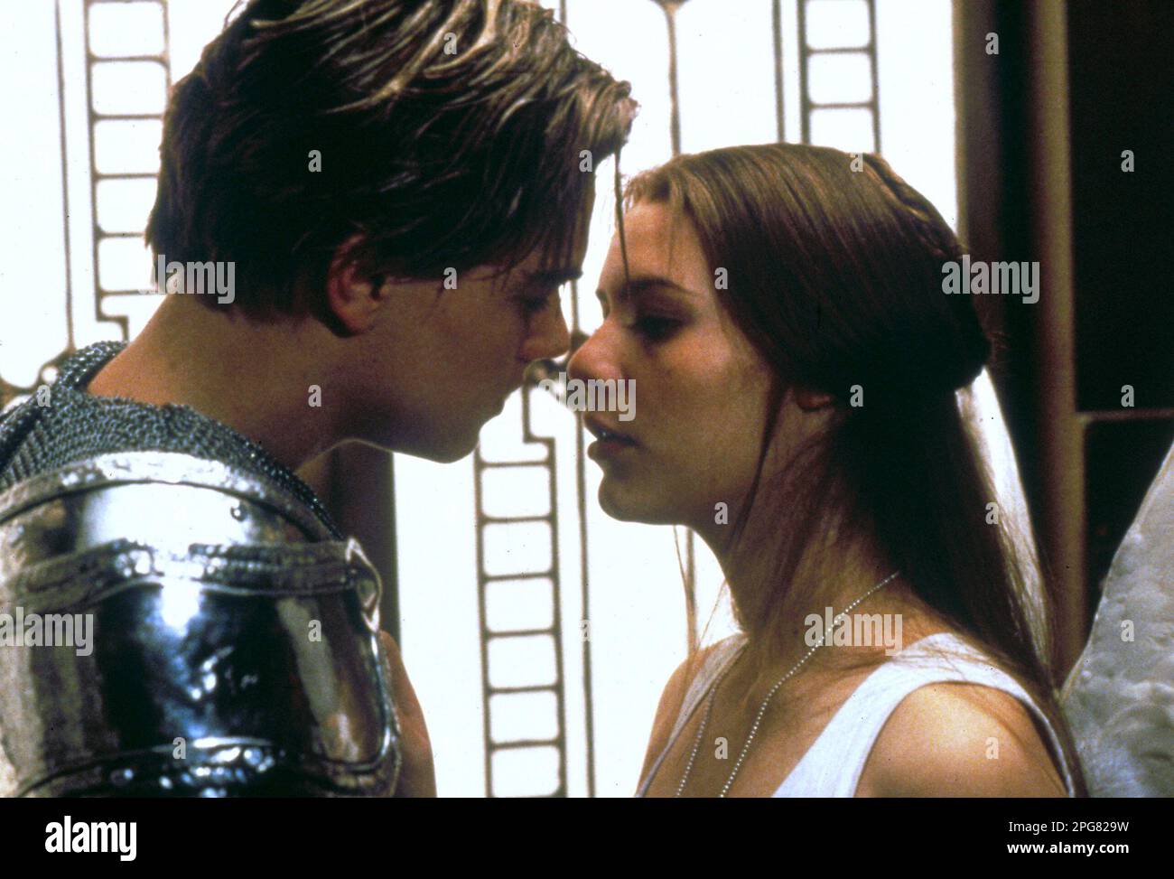 Romeo & Juliet  Claire Danes & Leonardo DiCaprio Stock Photo