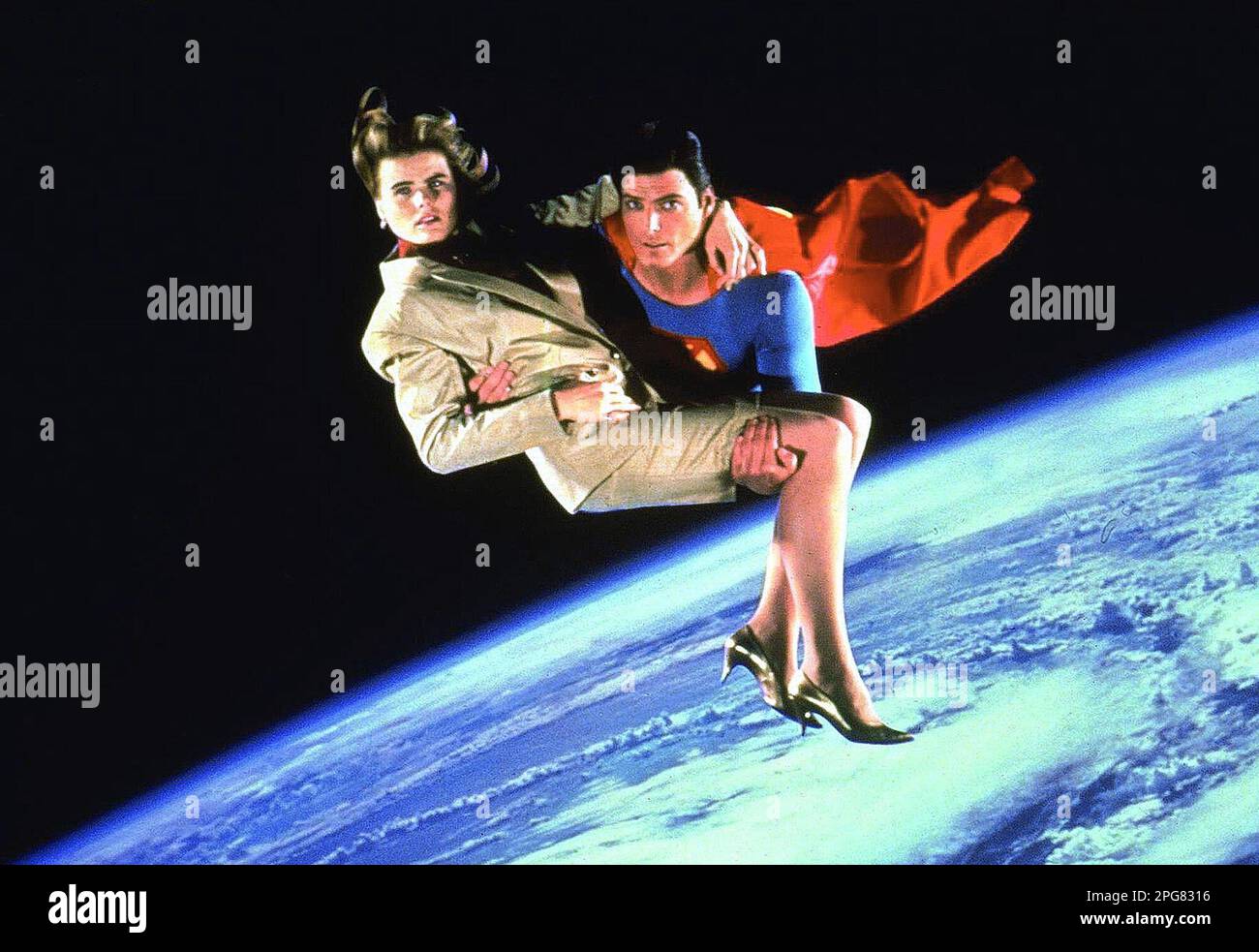 Superman IV: The Quest for Peace    Mariel Hemingway & Christopher Reeve Stock Photo