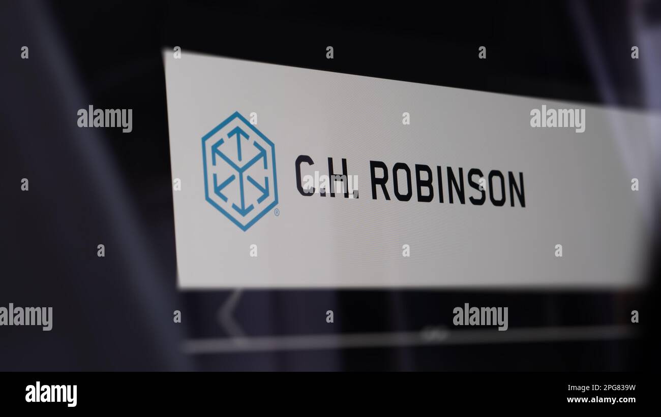 C.H. Robinson logo Stock Photo Alamy
