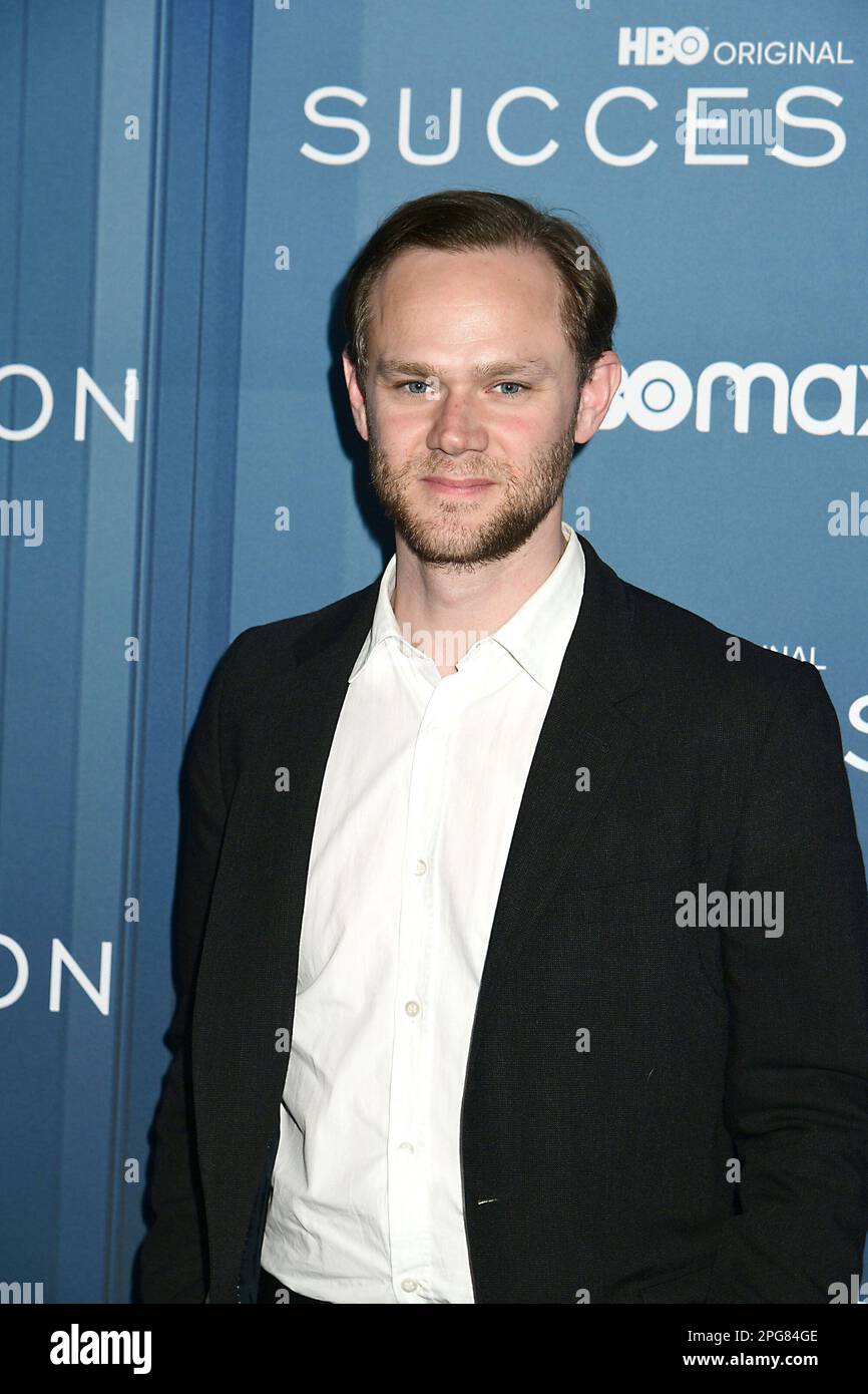 New York, USA. 20/03/2023, Joseph Cross attends HBO's "Succession" red