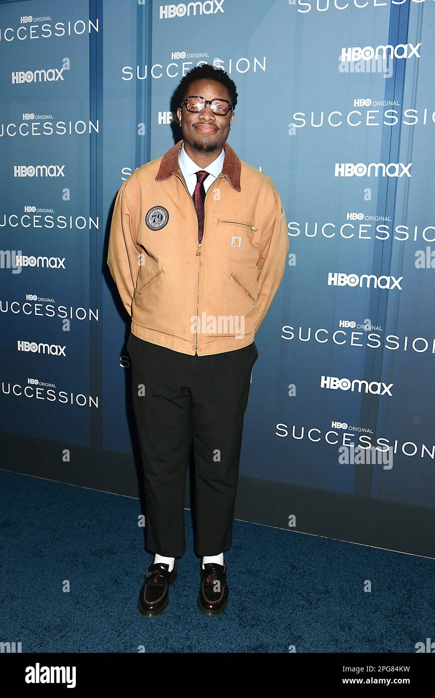 Devon Walker from SNL attends HBO's "Succession" red carpet premiere for the  final season on March 20, 2023 at Jazz at Lincoln Center in New York, New  York, USA. Robin Platzer/ Twin