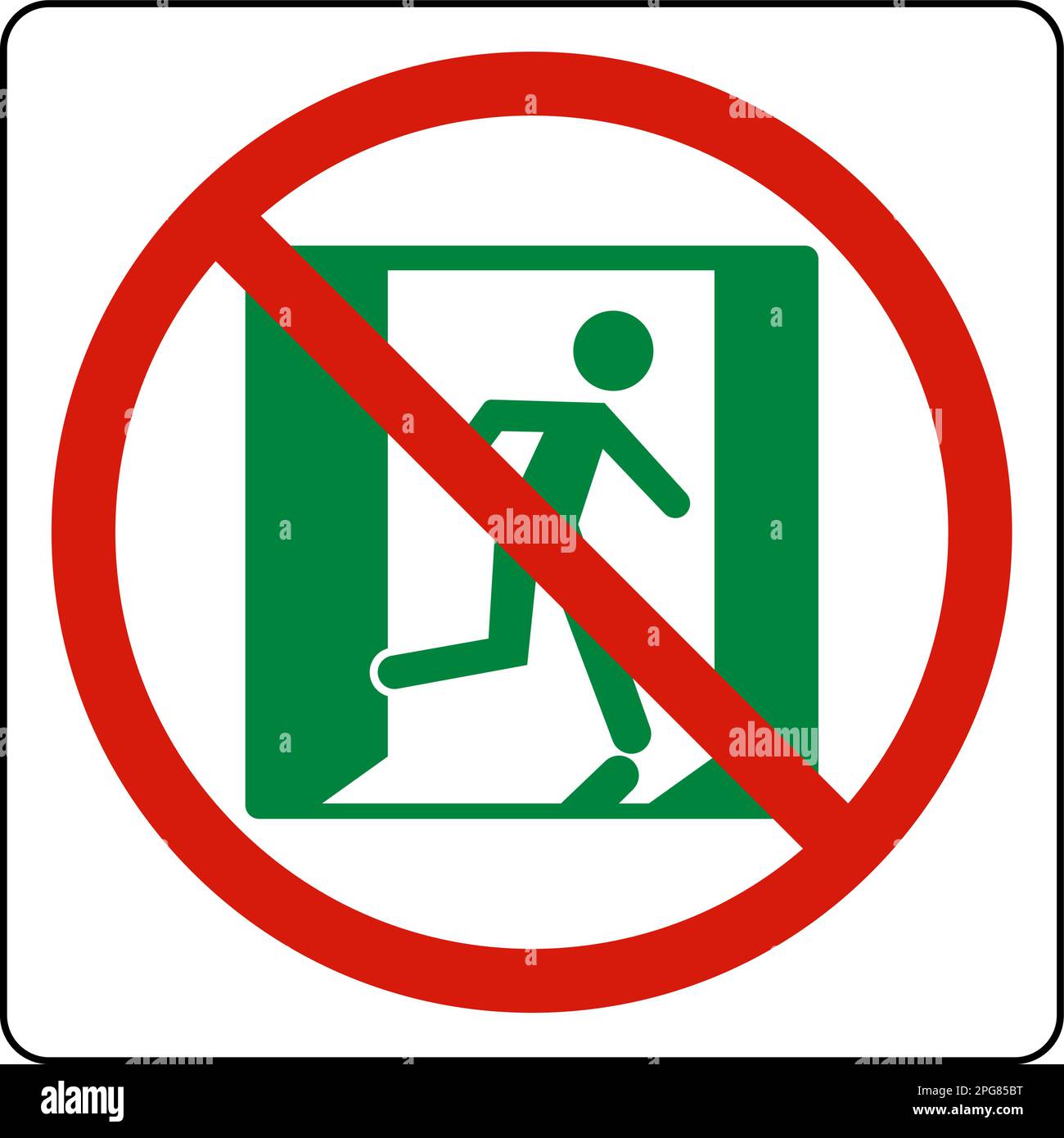 Emergency fire exit pictogram icon hires stock photography and images