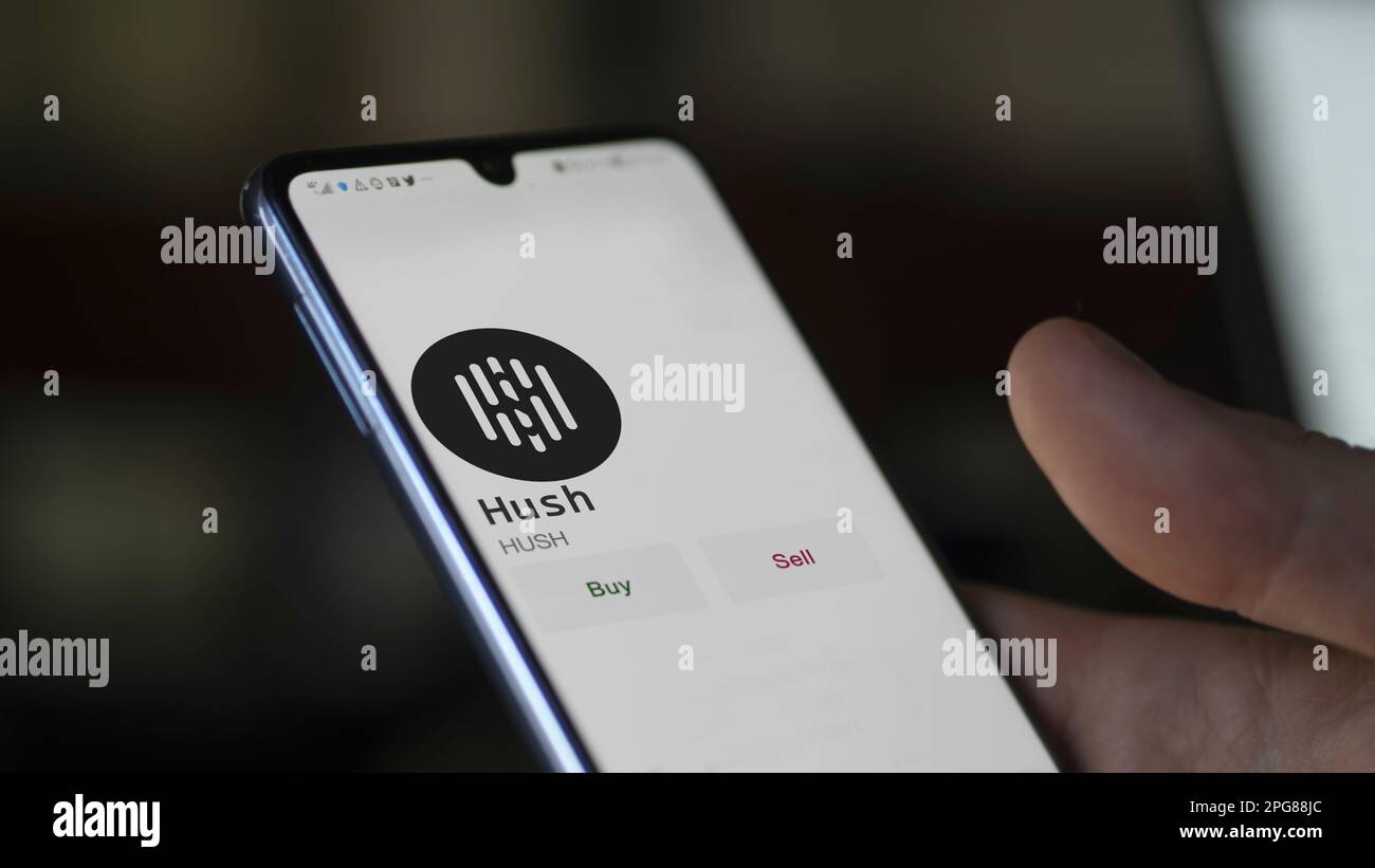 Hush blockchain hires stock photography and images Alamy