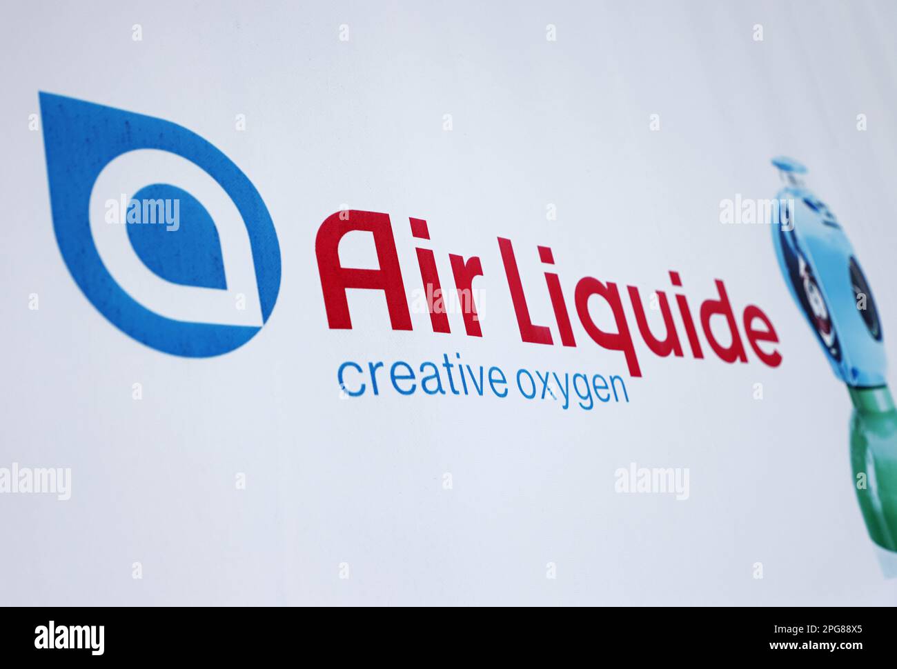 Signs and symbols, Air Liquide Stock Photo Alamy