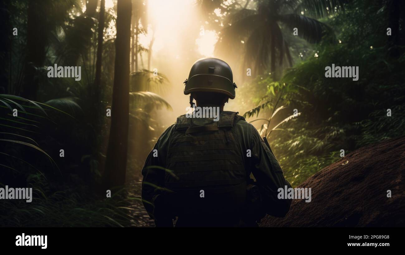 army in the forest, soldier Stock Photo - Alamy