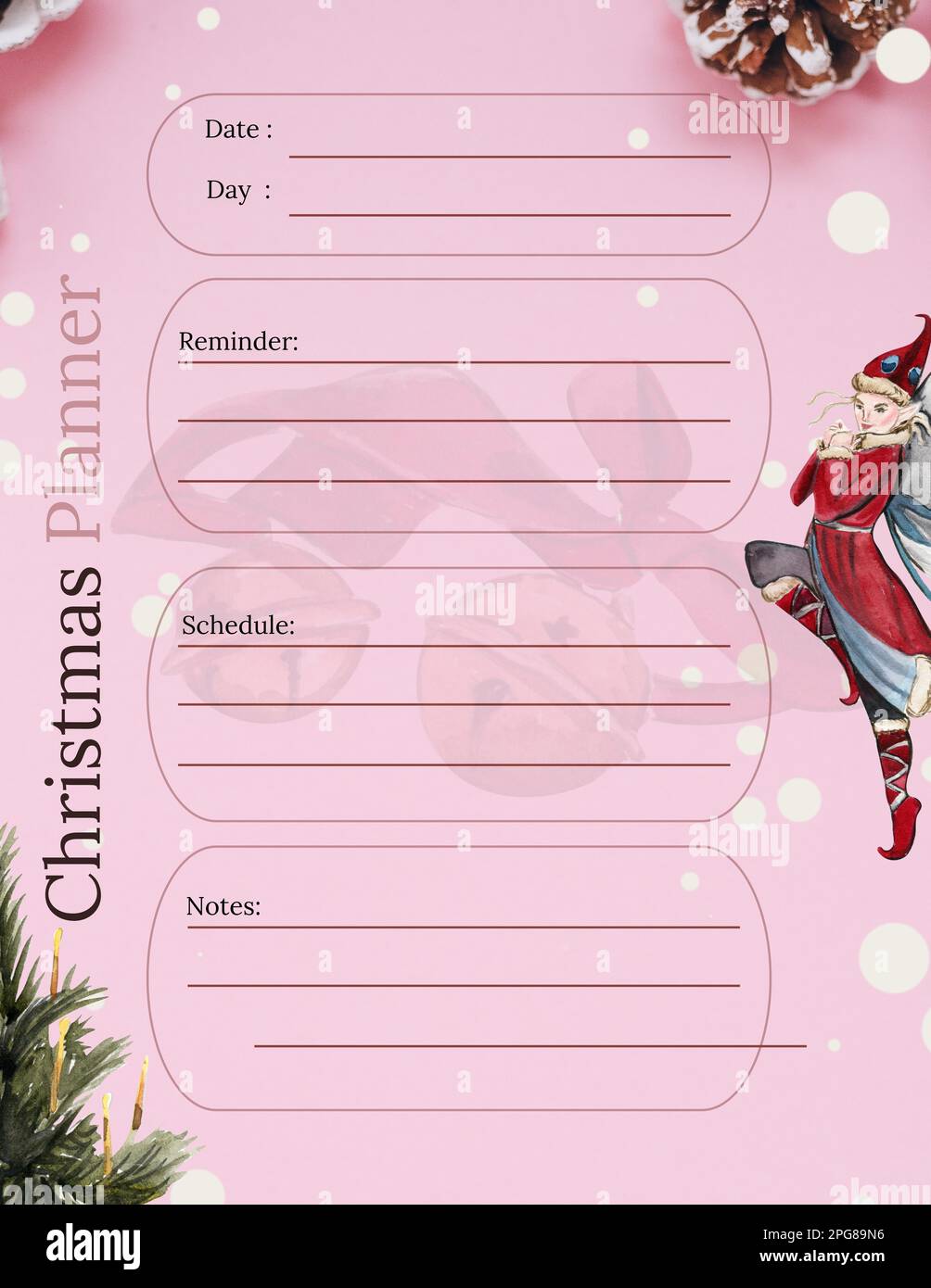 Minimalistic planners , daily, weely, monthly. Annual wall calendar