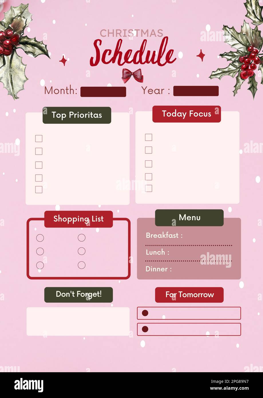 Minimalistic planners , daily, weely, monthly. Annual wall calendar