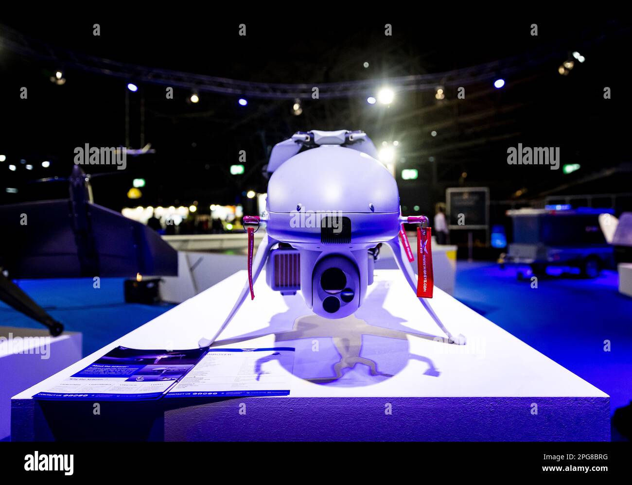 AMSTERDAM Drones at the Amsterdam Drone Week in the RAI Amsterdam