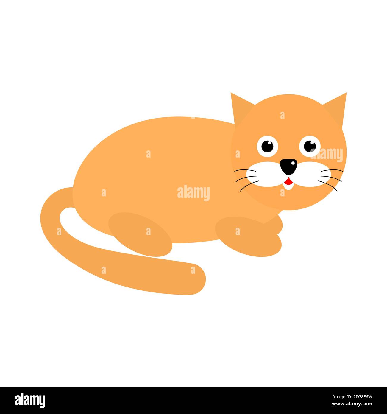 cartoon red cat icon over white background, colorful desgin, vector  illustration Stock Vector Image & Art - Alamy