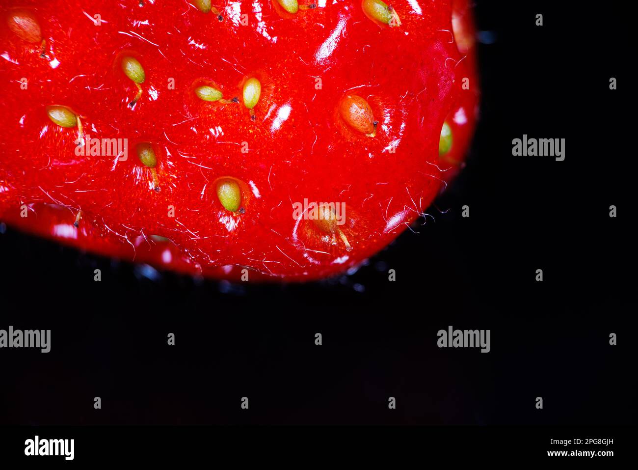 Macro photography of a strawberry Stock Photo - Alamy