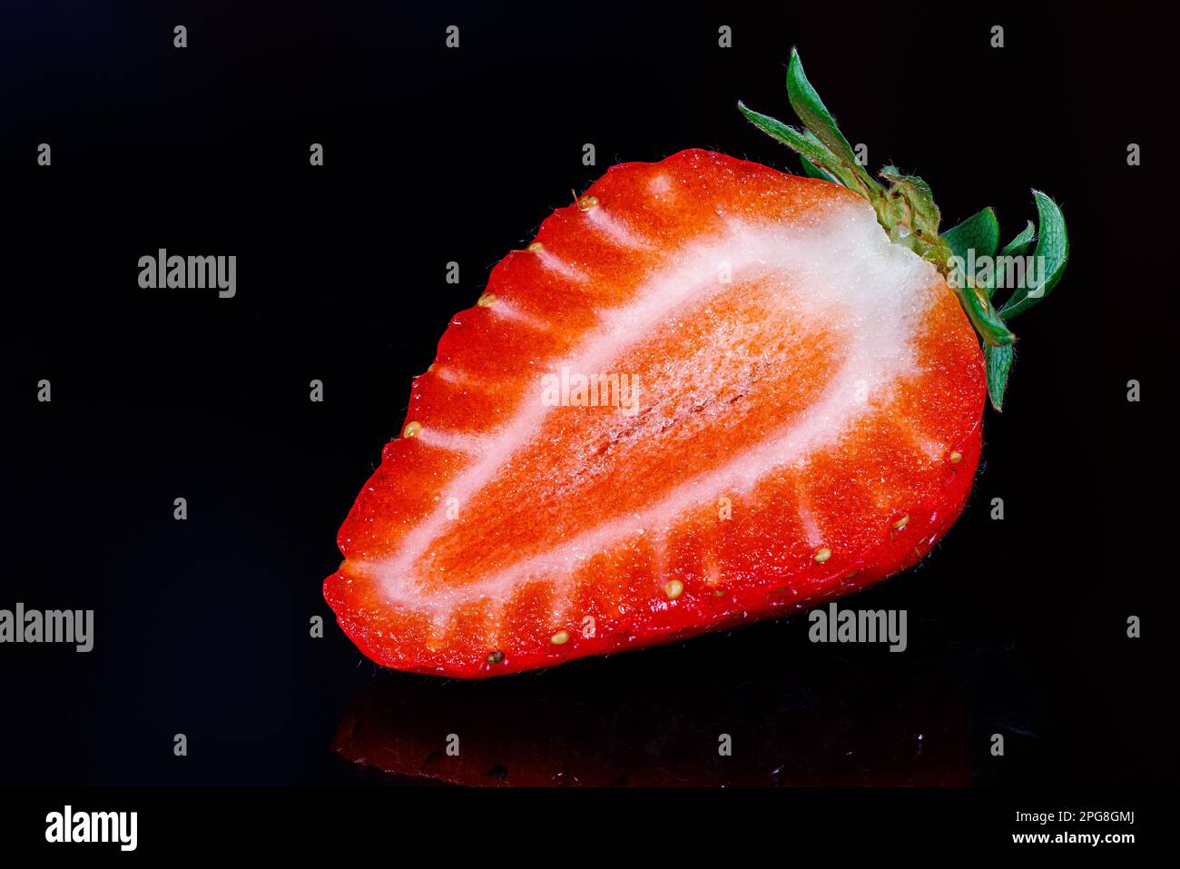Macro photography of a strawberry Stock Photo - Alamy