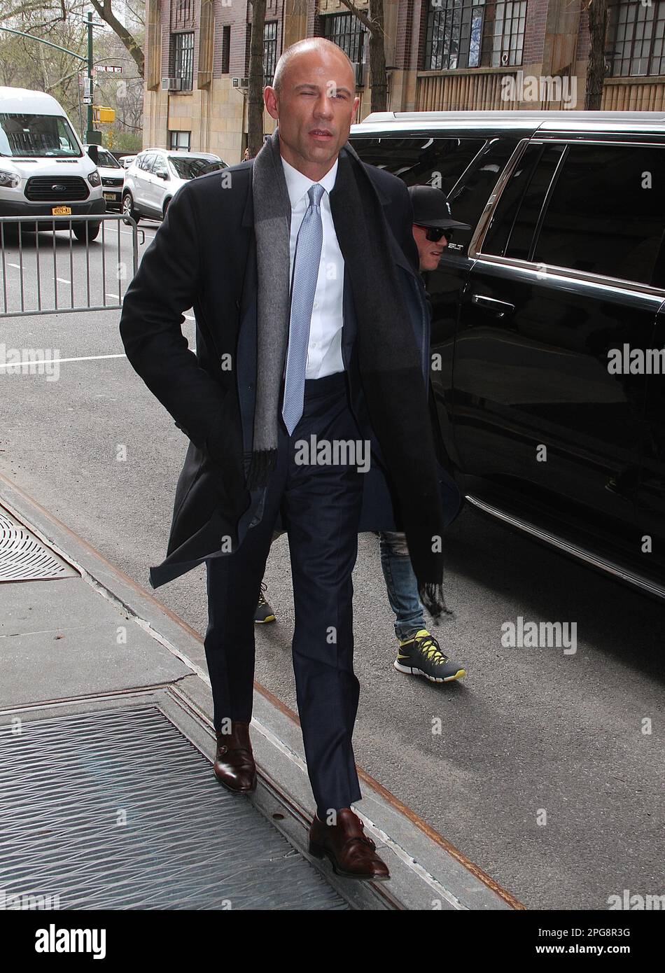 NEW YORK, NY - APRIL17: Michael Avenatt, attorney for Stormy Daniels