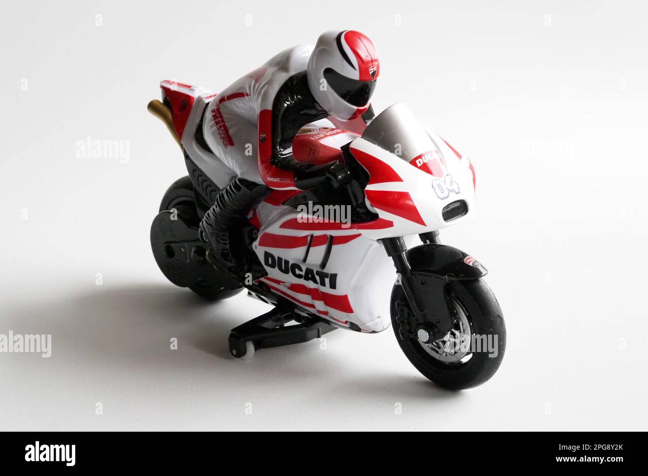 In this Illustration. Model of the motorcyclist of the MotoGP world  championship Andrea Dovizioso who rides in the Ducati team, Italy. 20th  Mar, 2023. (photo by Vincenzo Izzo/Sipa USA) Credit: Sipa USA/Alamy