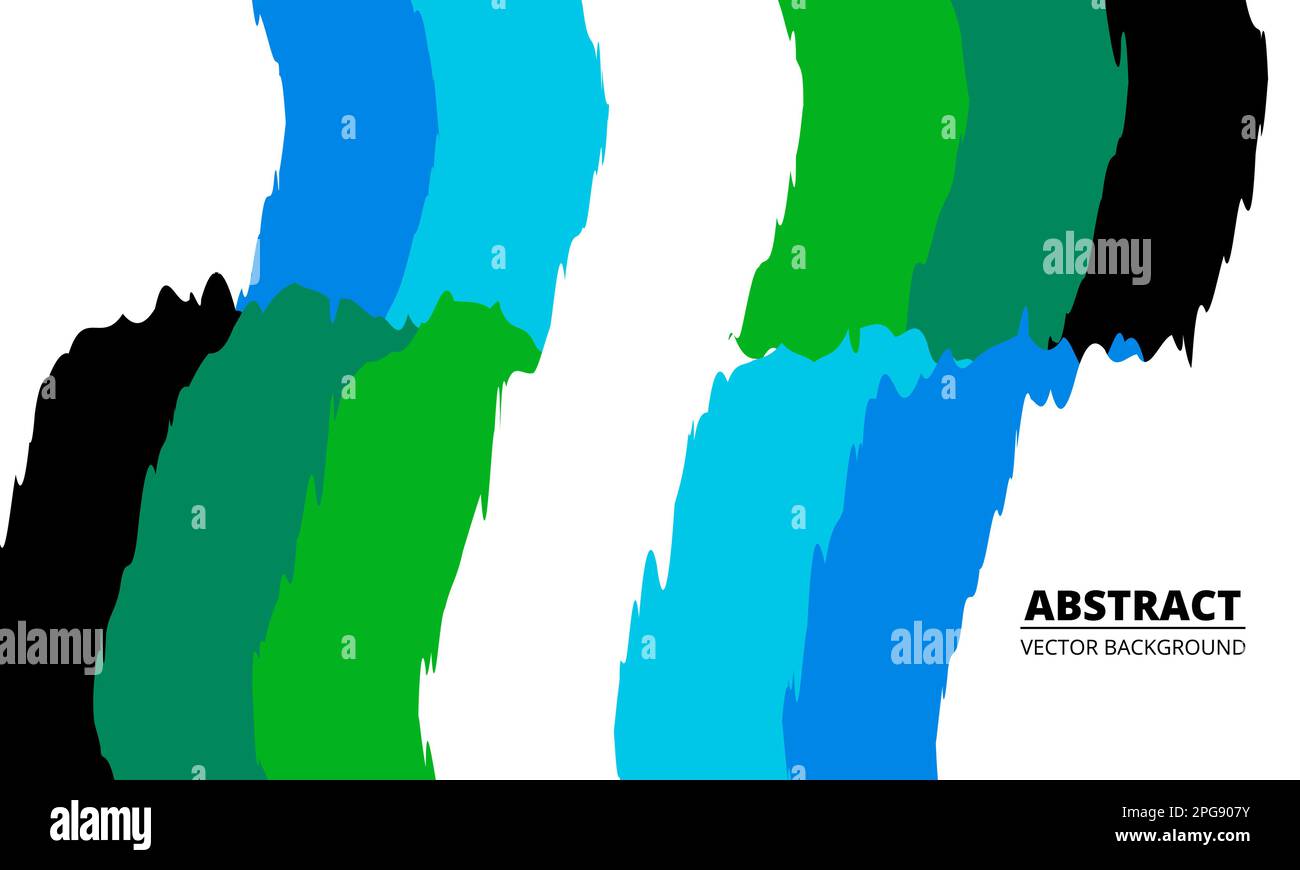 Colorful flat paint abstract background with fuzzy geometric shapes