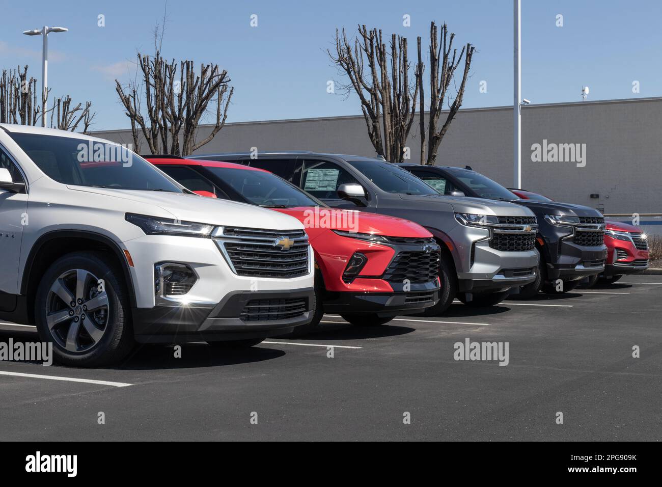 Indianapolis Circa March 2023 Chevrolet car, truck and SUV