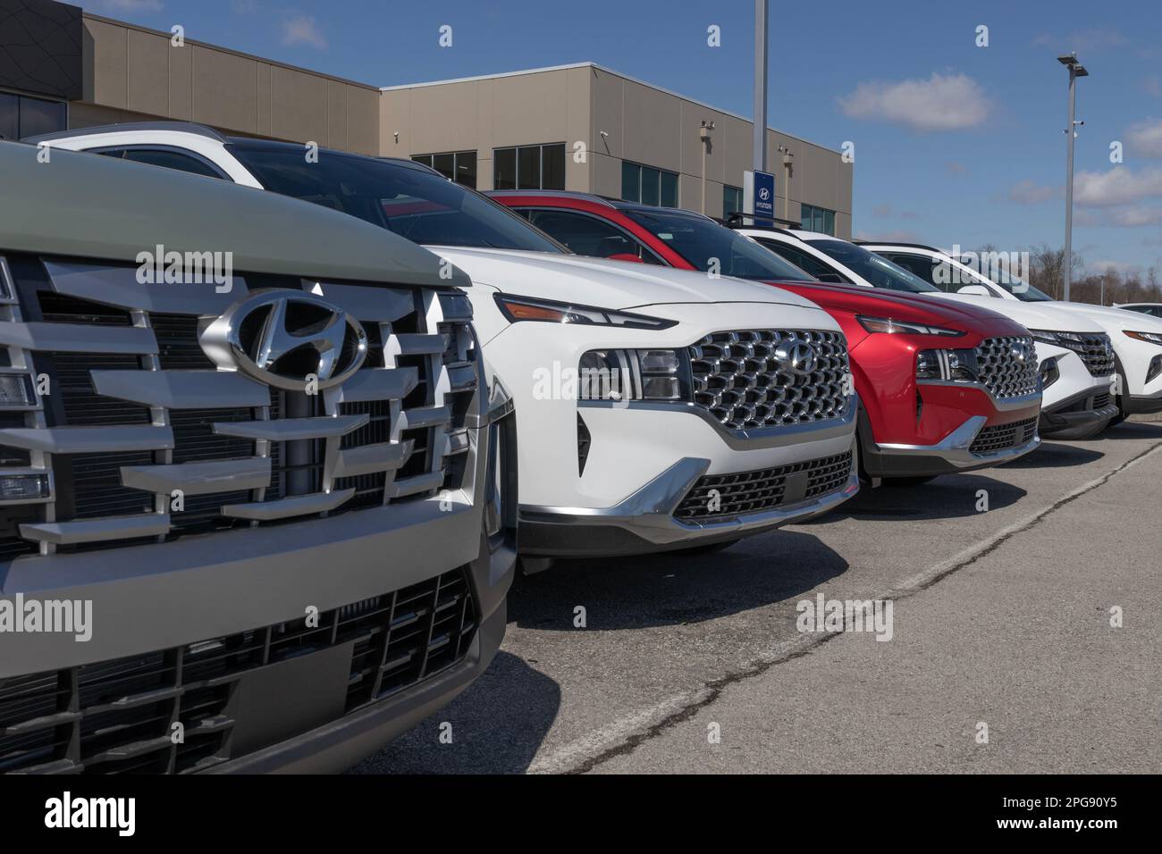 Indianapolis Circa March 2023 Hyundai Motor Company dealership