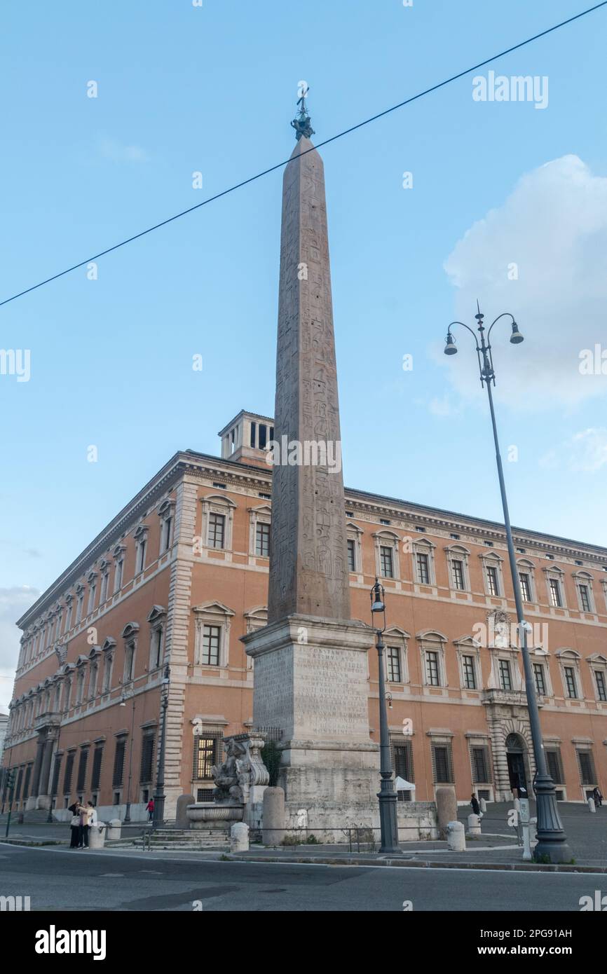 Rome, Italy December 7, 2022 Lateran Obelisk, largest standing