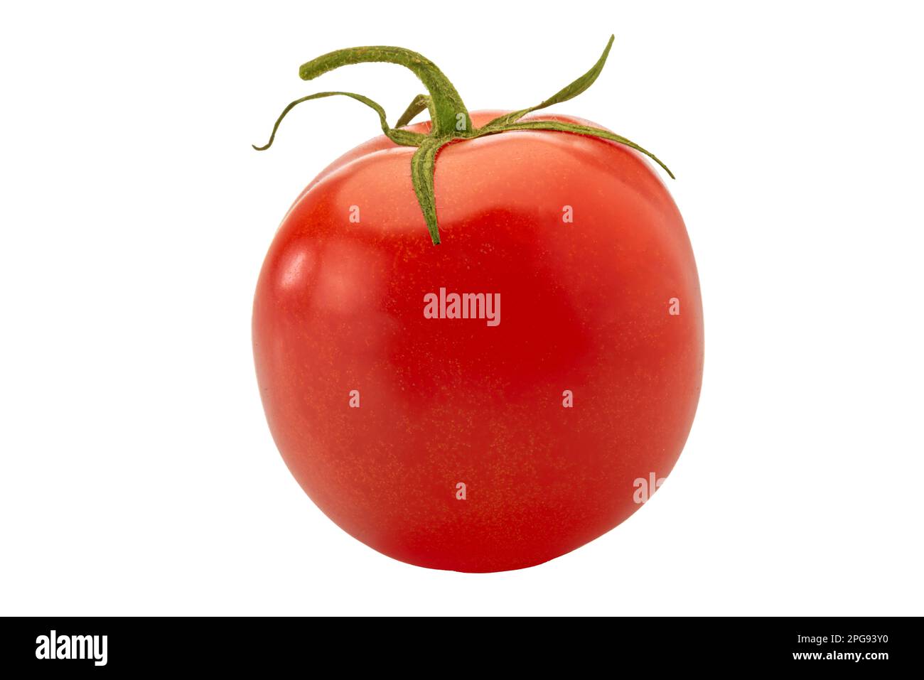 Red cherry tomato isolated on white with clipping path included Stock Photo