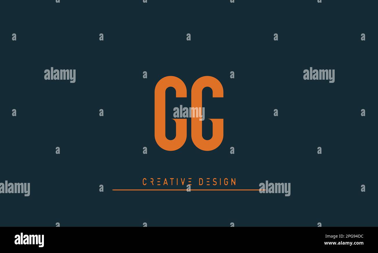 Alphabet letters Initials Monogram logo FG , GF Stock Vector