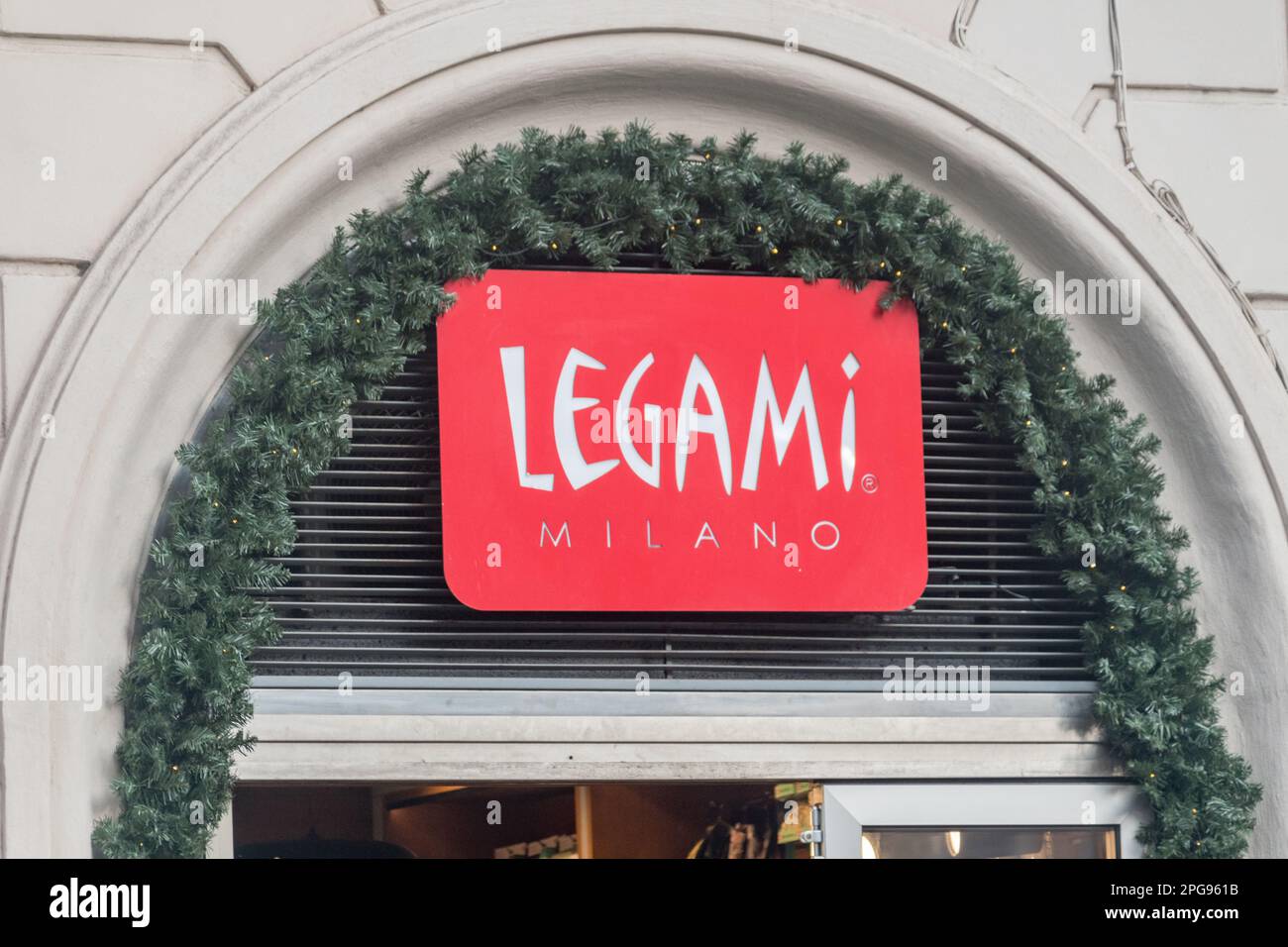 Rome, Italy - December 8, 2022: Logo and sign of Legami Milano Stock Photo  - Alamy